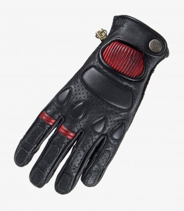 Summer unisex Pilot Gloves from By City color black & red