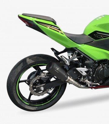 IXRACE AK7240SB MK2B Black Exhaust for Kawasaki Ninja Z / 400 / 500 (18-24), Ninja / Z 7 Hybrid (24-25)