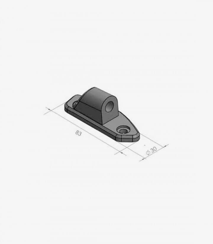 Mirror adapter 9525N from Puig right side