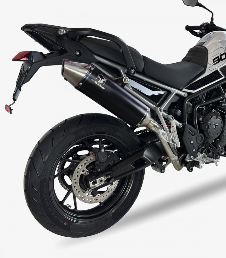 Auspuff VT4071SB IXRACE GOBI Schwarz für Triumph Tiger 900 GT/GT Pro/Rally Pro/Alpine/Desert (24-26)