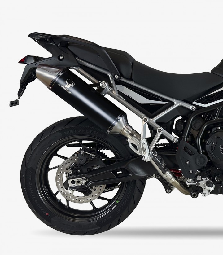 Auspuff VT4071SB IXRACE GOBI Schwarz für Triumph Tiger 900 GT/GT Pro/Rally Pro/Alpine/Desert (24-26)
