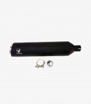 IXRACE AG4022SB MKC Black Exhaust for Hyosung Bobber 125/300 (18-24)