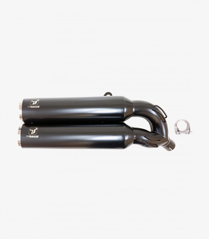 Escape NK7046SB IXRACE MKC Negro para Kawasaki Eliminator 500 (24-25)