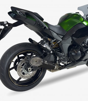 Auspuff BK7227B IXRACE MK1B Schwarz für Kawasaki Ninja 1100 SX / SE (25-26)