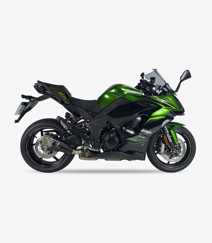 Auspuff BK7227B IXRACE MK1B Schwarz für Kawasaki Ninja 1100 SX / SE (25-26)