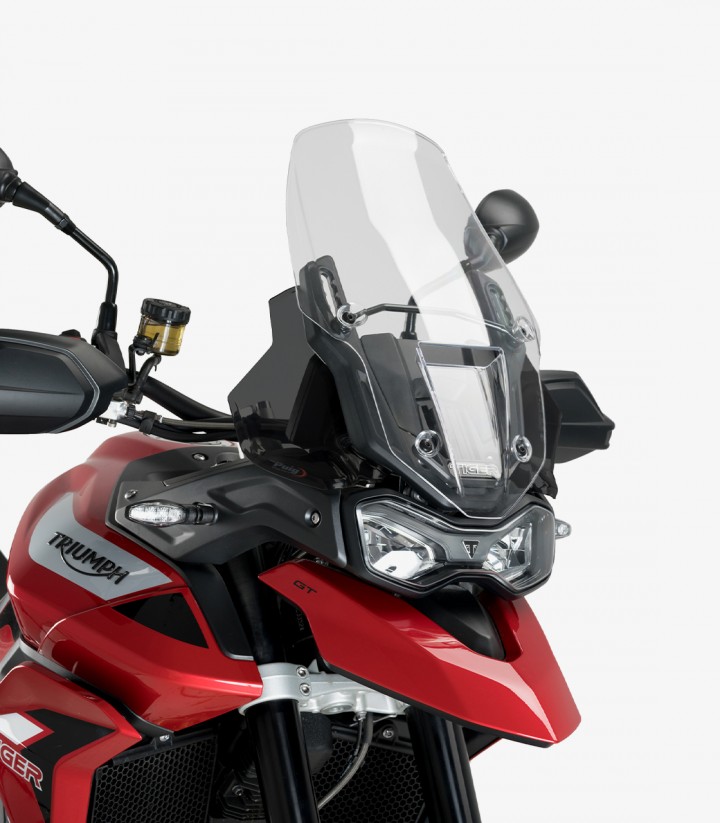 Windabweiser oben Puig 22330F Triumph Tiger 900 (20-23), 900 GT (20-26), Tiger Sport 850 (20-25) in Dunkel getönt