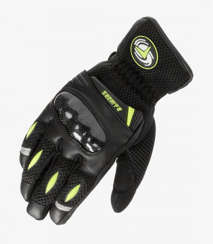 Summer unisex G-28 Gloves from Rainers color black & fluor G28-F