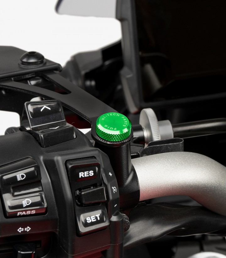 Tapón Embellecedor Rosca Retrovisor Puig Verde 21803V para varios modelos de Ducati y Zontes