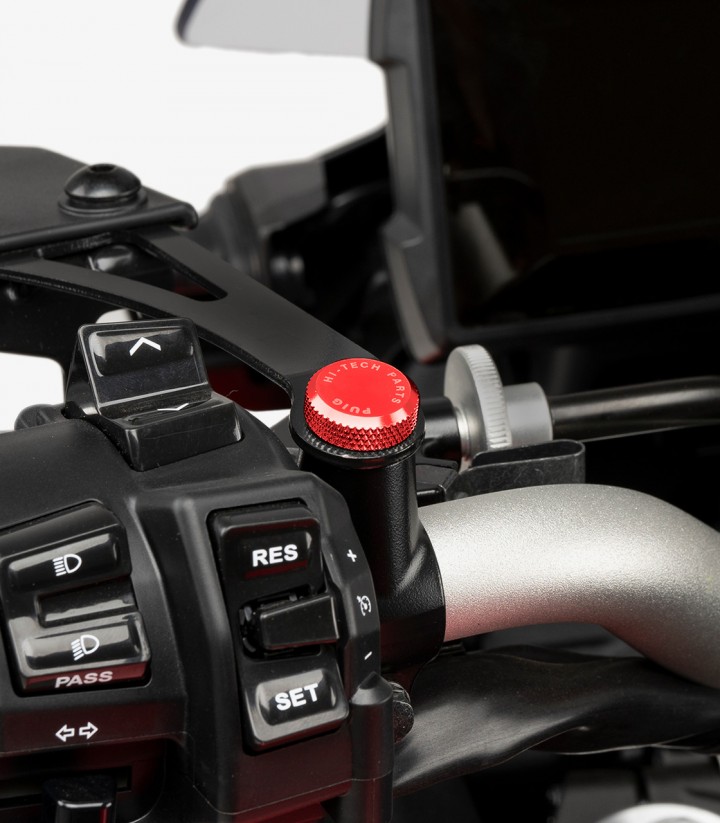 Tapón Embellecedor Rosca Retrovisor Puig Rojo 21803R para varios modelos de Ducati y Zontes