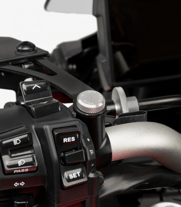 Tapón Embellecedor Rosca Retrovisor Puig Plata 21803P para varios modelos de Ducati y Zontes