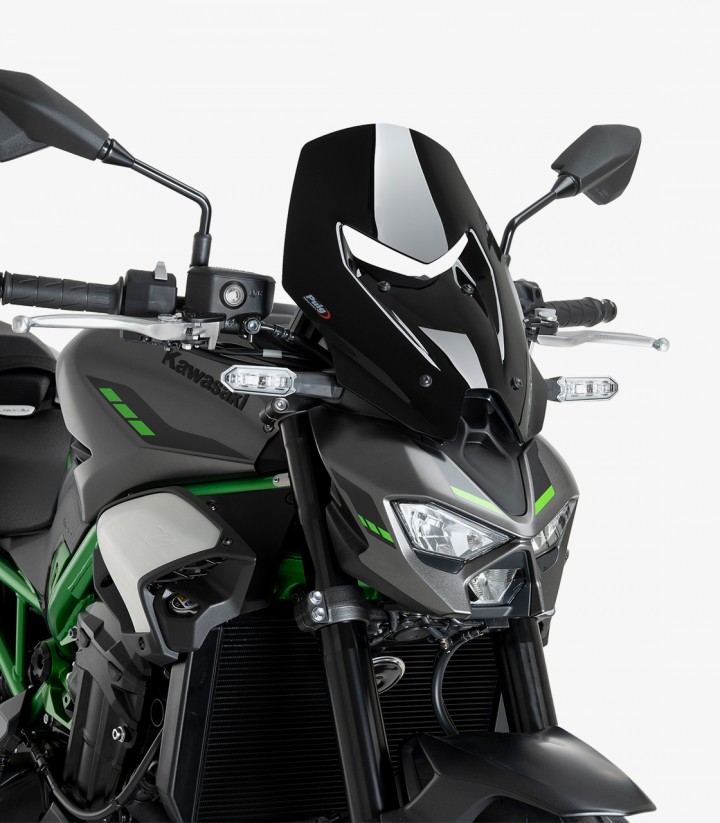 Windschild Puig New Generation Touring Kawasaki Z900 (25-26) Schwarz 22440N