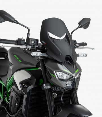 Windschild Puig New Generation Touring Kawasaki Z900 (25-26) Mattschwarz 22440J