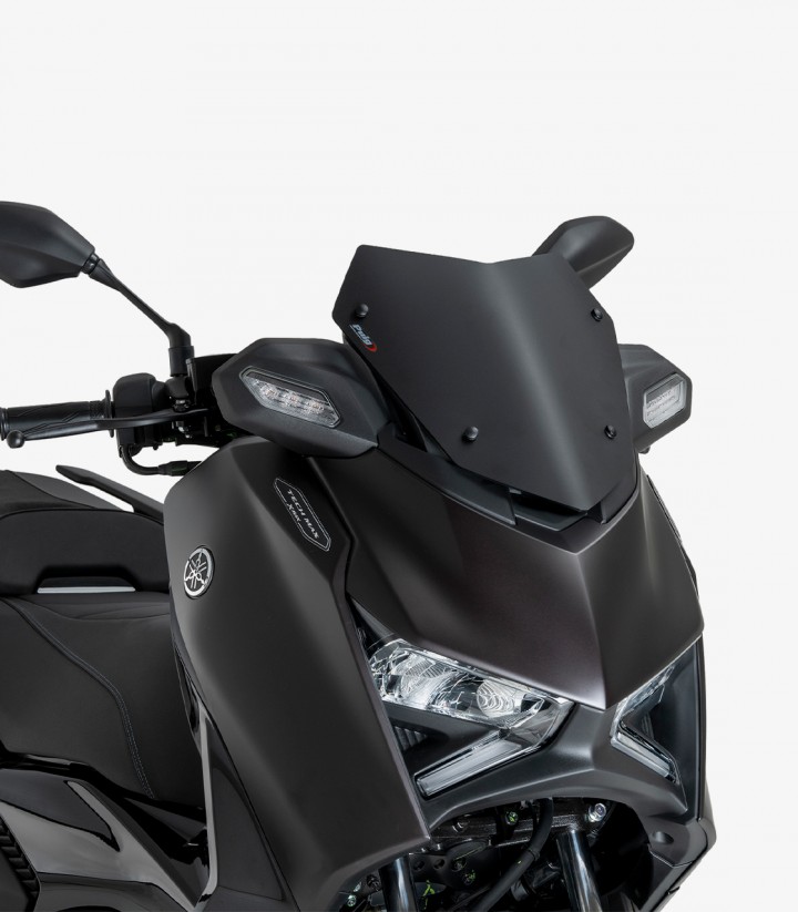Windschild Puig V-Tech Line Sport Yamaha XMAX 125 Tech MAX (25), XMAX 300 Tech MAX (25-26) Mattschwarz 22571J