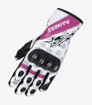 Racing for women Belen Gloves from Rainers color white & pink BELEN-B