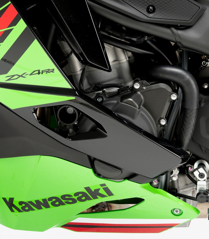 Puig Track Engine covers 21894N for Kawasaki ZX-4R/RR Ninja (24-25)