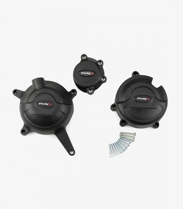 Motorschutzdeckel Track 21648N von Puig für Honda CB500 Hornet (24-26), CB500F/X (22-24), CBR500R (22-26), NX500 (24-26)