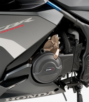 Motorschutzdeckel Track 21648N von Puig für Honda CB500 Hornet (24-26), CB500F/X (22-24), CBR500R (22-26), NX500 (24-26)