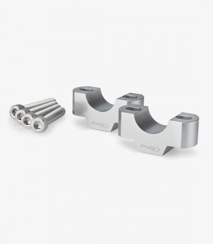 Puig Risers 22115P for Triumph Tiger 900 GT / Rally Pro (24-25) in Silver
