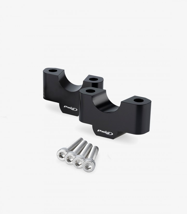 Puig Risers 22530N for Triumph Tiger Sport 800 (25) in Black