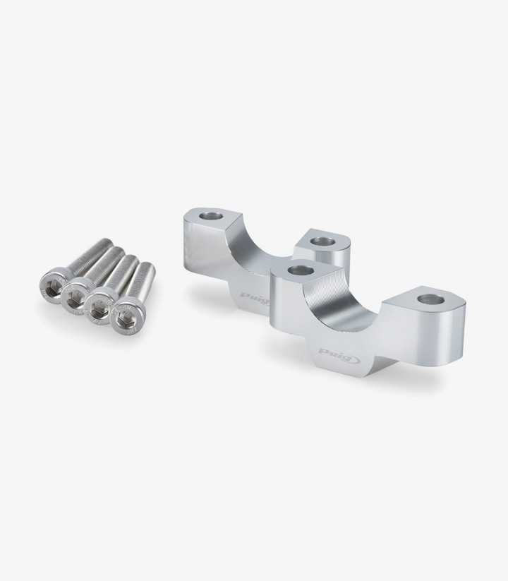 Puig Lenkerböcke 22529P für Triumph Tiger Sport 800 (25) in Silber