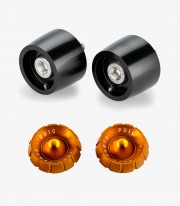 Contrapesos Thruster 22096N+9420T Puig color Naranja para Yamaha MT-09 (24-25)