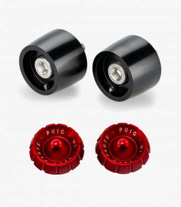 Contrapesos Thruster 22096N+9420R Puig color Rojo para Yamaha MT-09 (24-25)