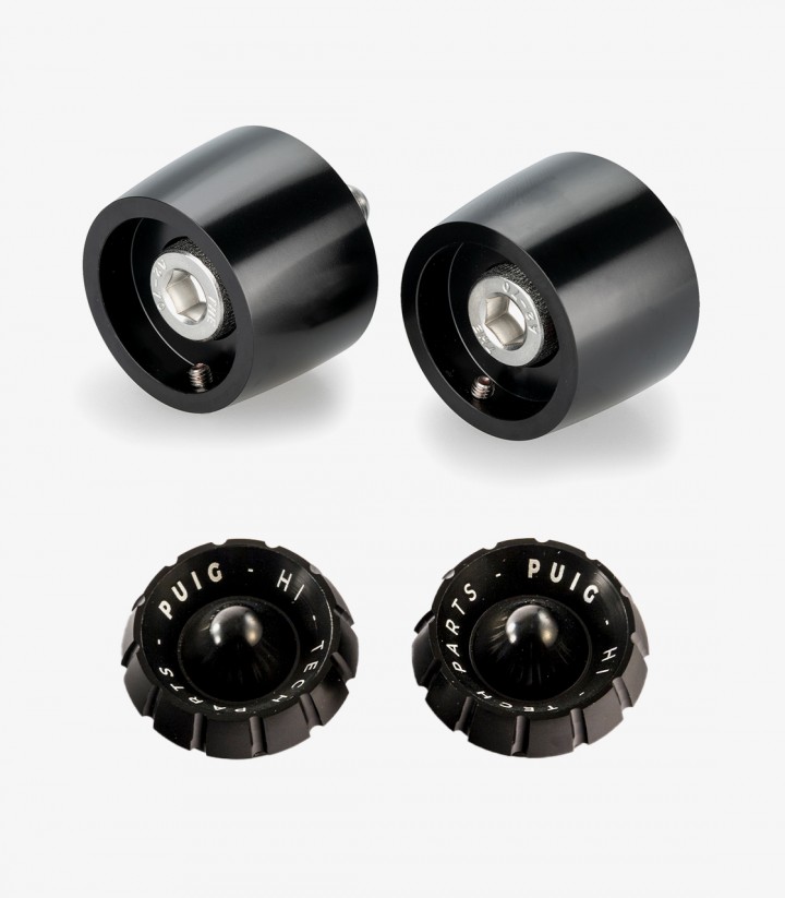 Contrapesos Thruster 22096N+9420N Puig color Negro para Yamaha MT-09 (24-25)