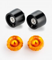 Puig Thruster 22096N+9420O Bar Ends in Golden for Yamaha MT-09 (24-25)