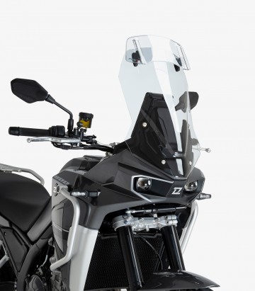KOVE 800X Pro (24) Puig Touring with visor Transparent Windshield 22371W