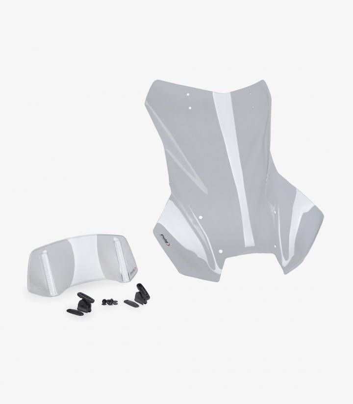 Windschild Puig Touring Plus mit Visier BMW R1300GS (23-26), R1300GS Adventure (24-26) Klar 22288W