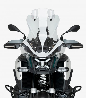 Windschild Puig Touring Plus mit Visier BMW R1300GS (23-26), R1300GS Adventure (24-26) Klar 22329W