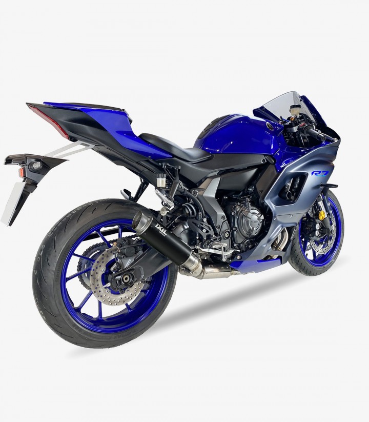 Escape GY9266BR Ixil RC3B Negro para Yamaha YZF 700 R7 / A2 (21-25)