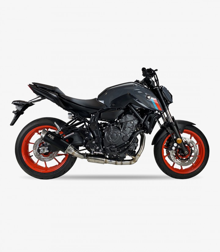 Escape GY9264BR Ixil RC3B Negro para Yamaha MT-07 (21-25)