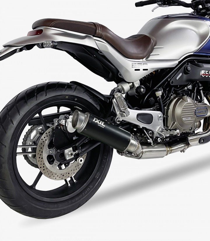 Escape GQ1207BR Ixil RC3B Negro para QJ MOTOR SRV 550