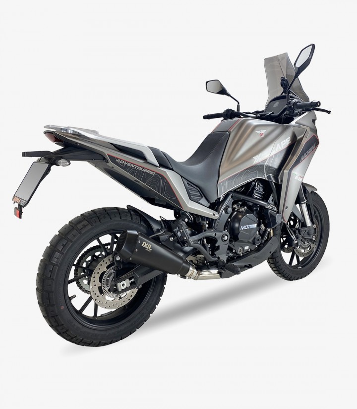 Escape GM4230BR Ixil RC3B Negro para Moto Morini Seiemmezzo 650 STR / SCR, X-CAPE 650 (22-23)