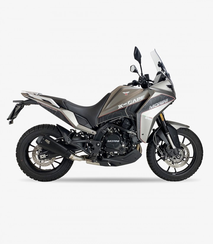 Escape GM4230BR Ixil RC3B Negro para Moto Morini Seiemmezzo 650 STR / SCR, X-CAPE 650 (22-23)