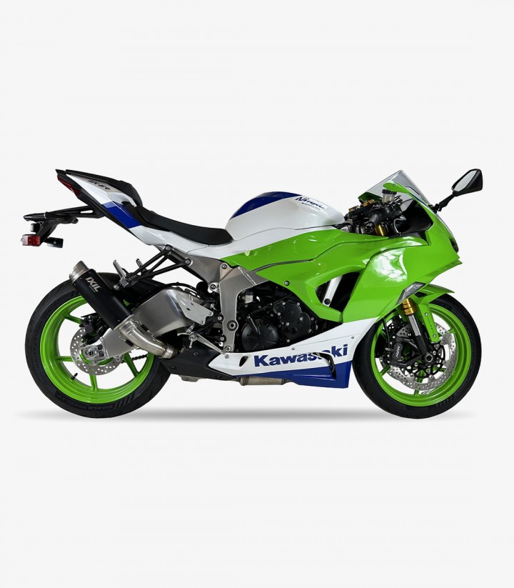 Escape GK7244BR Ixil RC3B Negro para Kawasaki ZX-6 R Ninja (24-25)