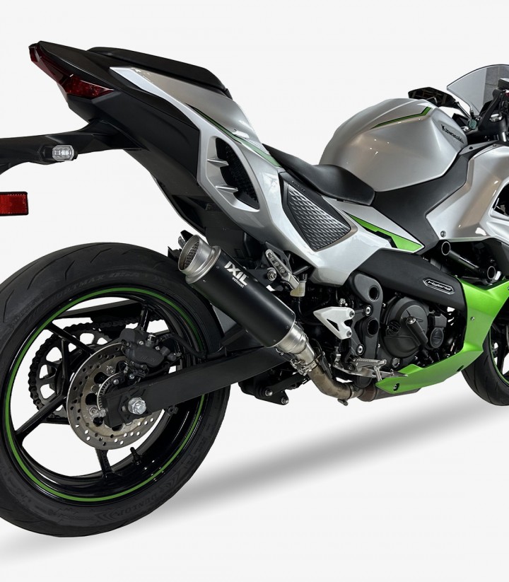 Escape GK7240BR Ixil RC3B Negro para Kawasaki Ninja 500, Ninja Z / 7 Hybrid, Z 500 (24-25)