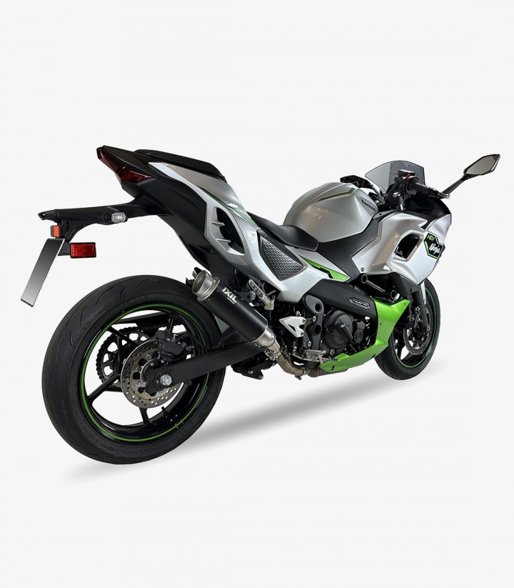 Escape GK7240BR Ixil RC3B Negro para Kawasaki Ninja 500, Ninja Z / 7 Hybrid, Z 500 (24-25)