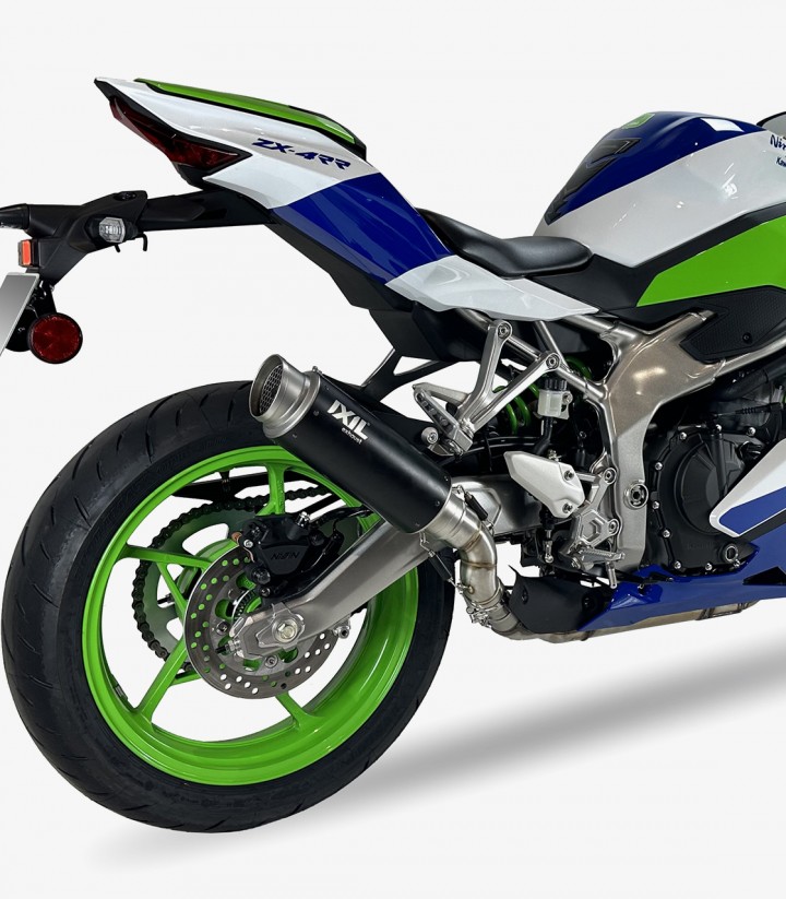 Ixil GK7242BR RC3B Black Exhaust for Kawasaki Ninja ZX-25 R / RR, Ninja ZX-4 R / RR (23-25)