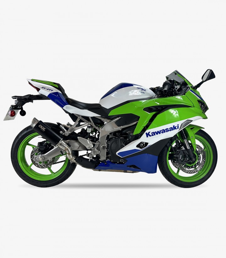 Ixil GK7242BR RC3B Black Exhaust for Kawasaki Ninja ZX-25 R / RR, Ninja ZX-4 R / RR (23-25)