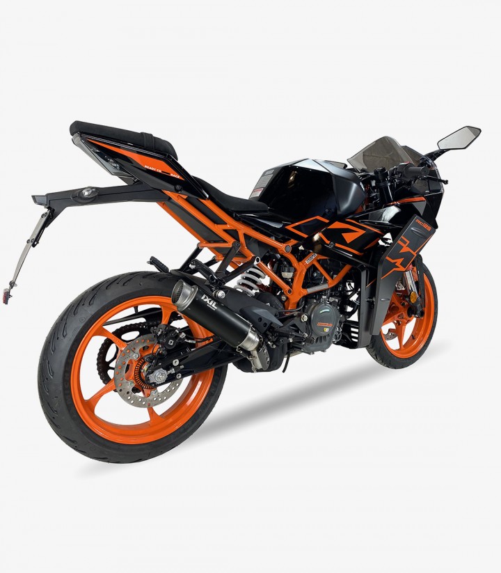 Ixil GM3259BR RC3B Black Exhaust for Husqvarna Svartpilen 125/401, Vitpilen 401 (20-23), KTM Duke 125 / 390 (21-23), RC 125/390 