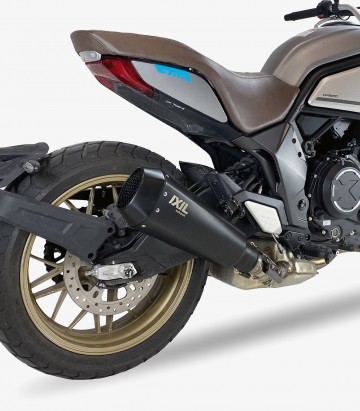 Auspuff GF3239BR Ixil RC3B Schwarz für CFMOTO 700 CL-X Heritage/Sport/Adventure (19-23)