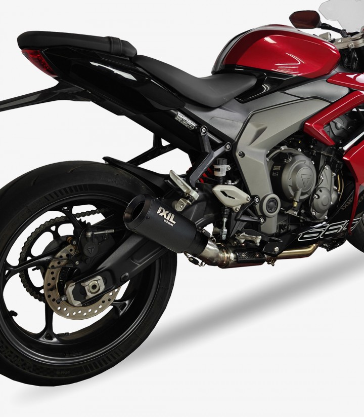 Auspuff CT4251RB Ixil RB Schwarz für Triumph Daytona 660 (24-26)