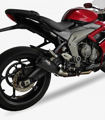Auspuff CT4251RB Ixil RB Schwarz für Triumph Daytona 660 (24-26)