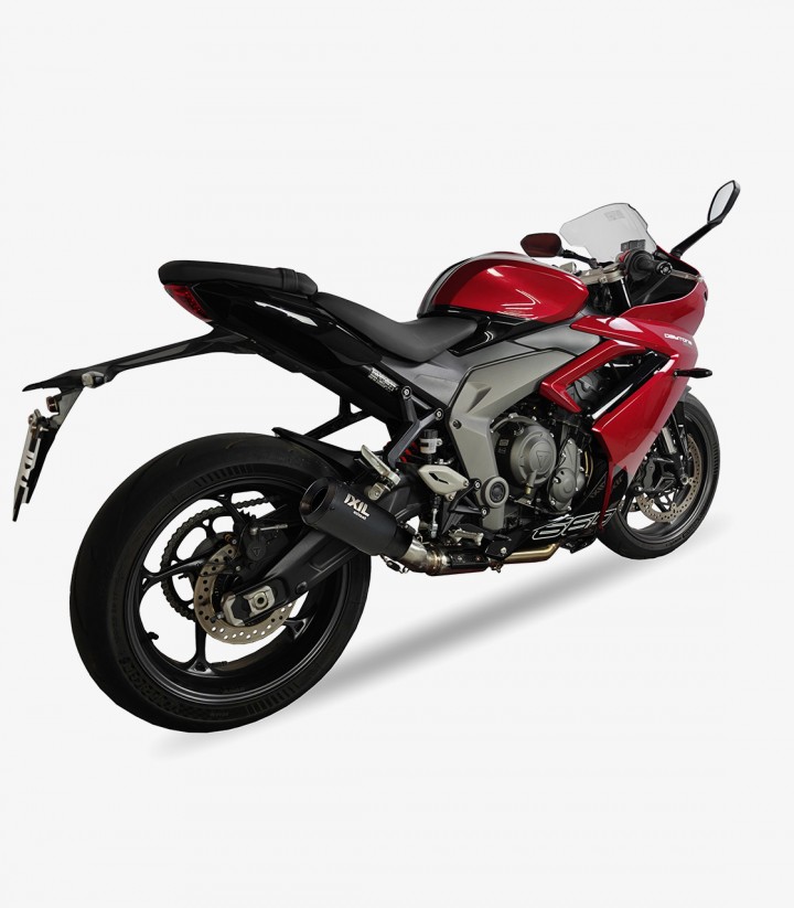 Auspuff CT4251RB Ixil RB Schwarz für Triumph Daytona 660 (24-26)