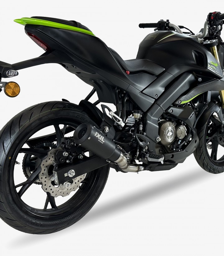 Auspuff CQ1216RB Ixil RB Schwarz für QJMOTOR SRK 125 S