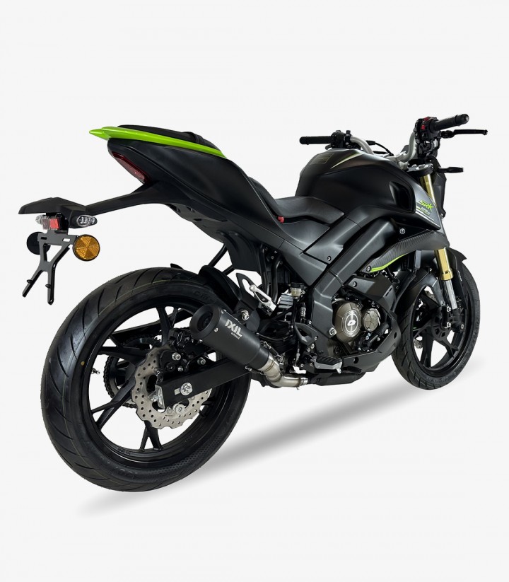 Escape CQ1216RB Ixil RB Negro para QJ MOTOR SRK 125 S/R