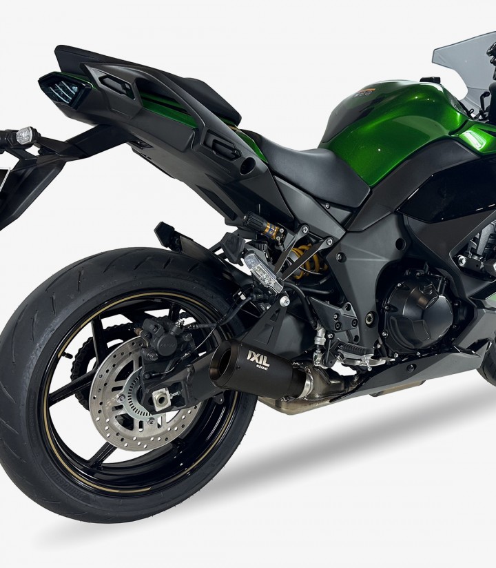 Auspuff CK7227RB Ixil RB Schwarz für Kawasaki Ninja 1100 SX / SE (25-26)