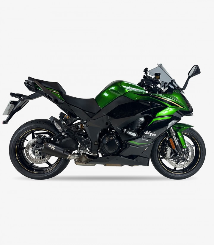 Auspuff CK7227RB Ixil RB Schwarz für Kawasaki Ninja 1100 SX / SE (25-26)